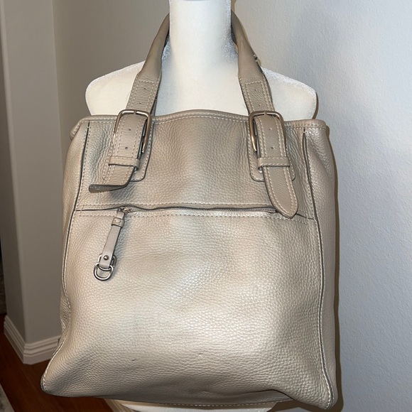 🔥!SALE! Cole Haan All Leather Satchel Tote Bag - Picture 1 of 16